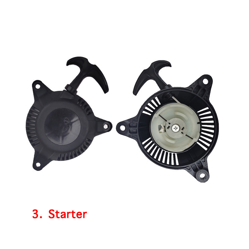 Replacement recoil starter assembly sold as the Starter option for the CUKUSIN 144F 4 HP four-stroke outboard