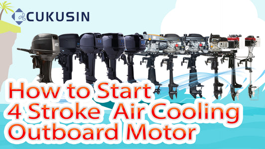 How to Start 4 Stroke Air Cooling Outboard Motor