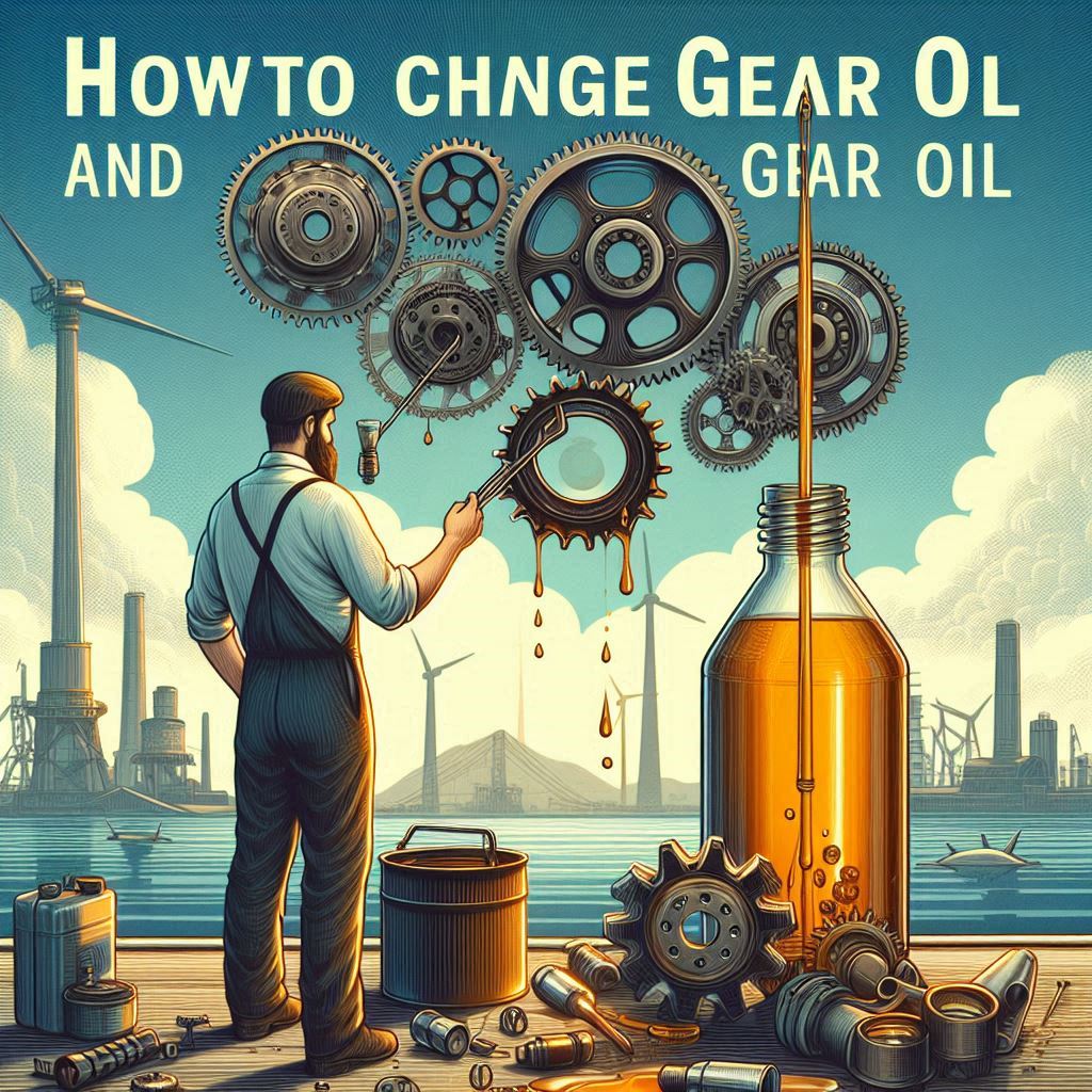 how to add gear oil and engine oil for 4hp outboard