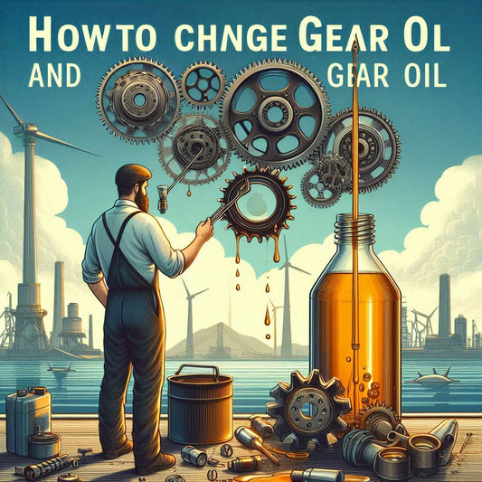 how to add gear oil and engine oil for 4hp outboard