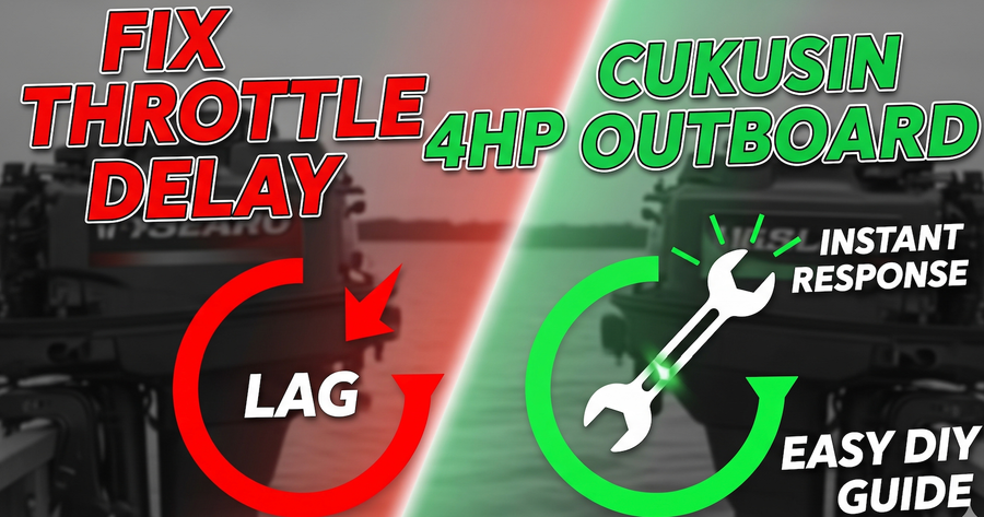 How to Fix Delayed Throttle Response on a Small Engine CUKUSIN 4HP OUTBOARD