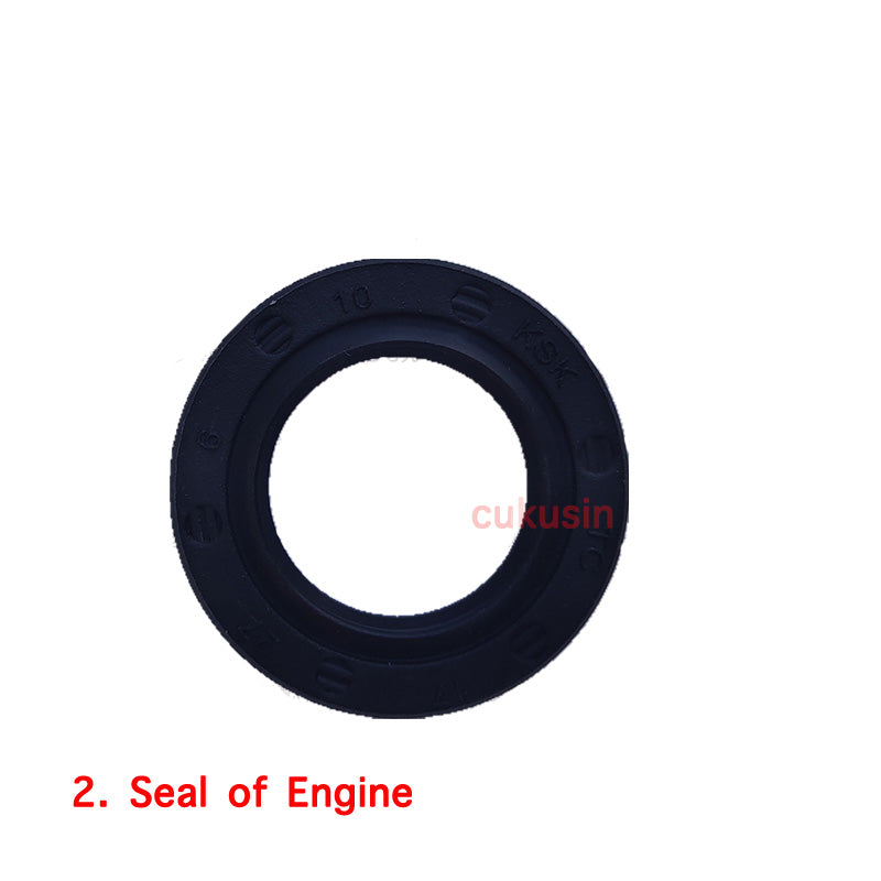 Spare Parts of CUKUSIN® 144F OUTBOARD MOTOR 4hp 4 Stroke