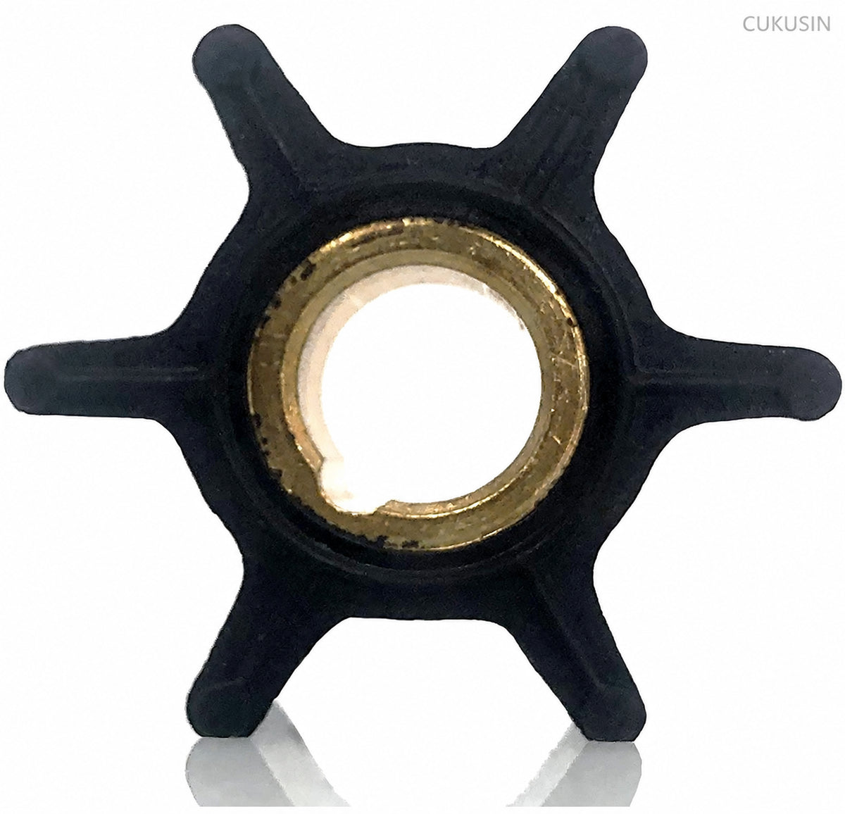 Water pump rubber impeller 389576 for johnson evinrude — CUKUSIN logo image