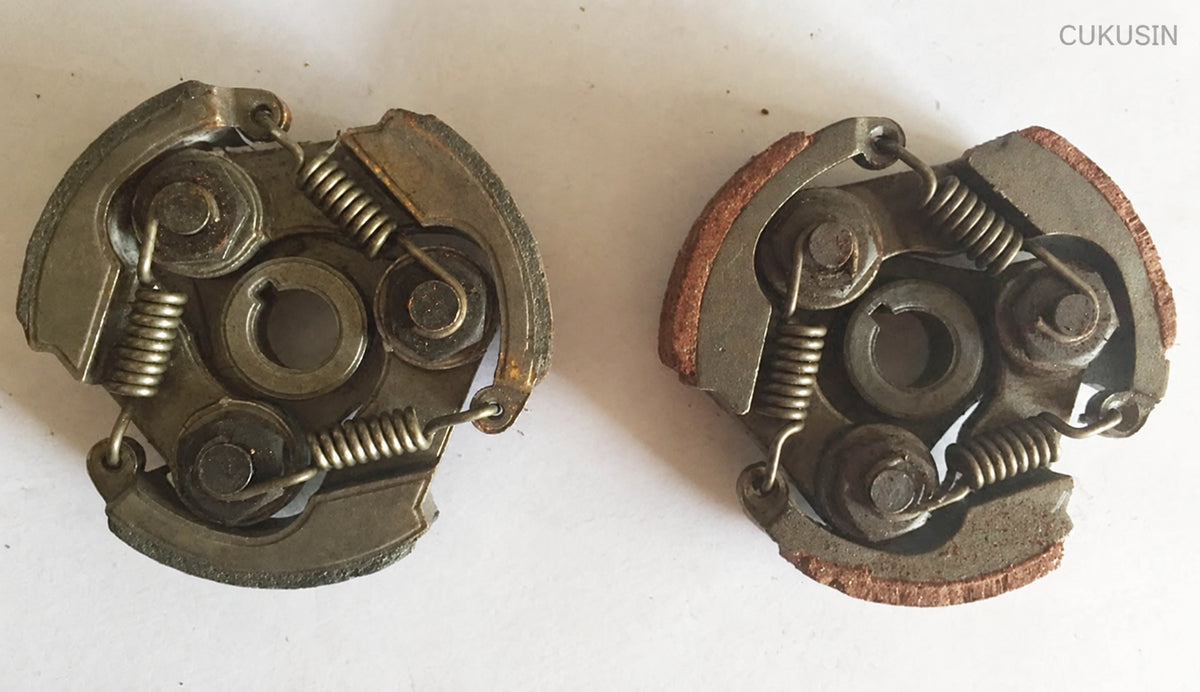 2-stroke 47cc 49cc mini motorcycle engine clutch assembly - clutch plates, iron clutch, aluminum clutch — CUKUSIN logo image