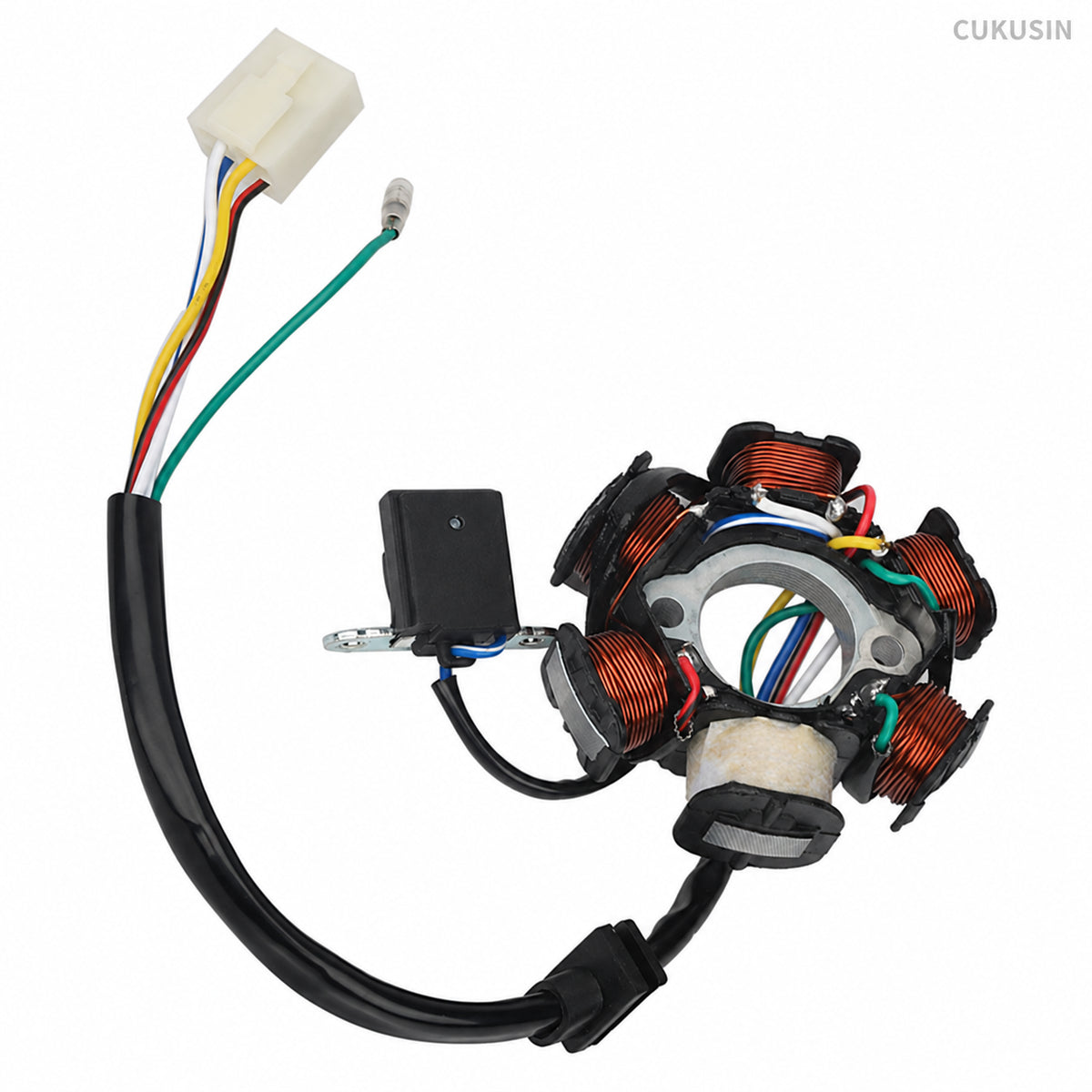 6-Pole Magneto Stator Coil for 50–125cc ATV Horizontal Engines — CUKUSIN logo image