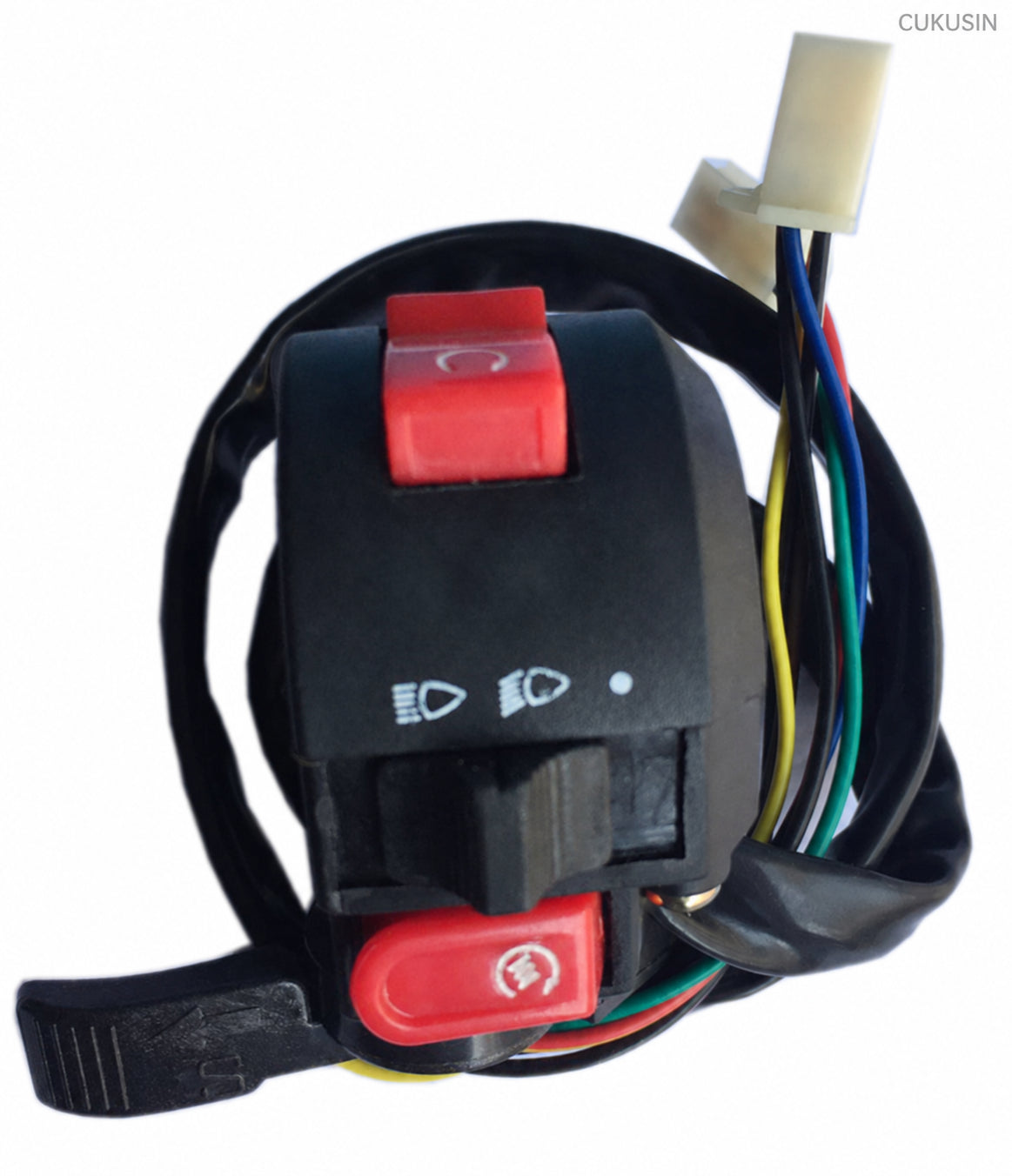 Little bull three-function with damper switch three-in-one left comprehensive switch headlight steering start switch — CUKUSIN logo image