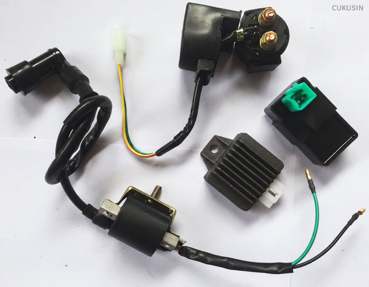 50 70 90 110cc little bull motorcycle high voltage pack cdi igniter full wave radiator relay — CUKUSIN logo image