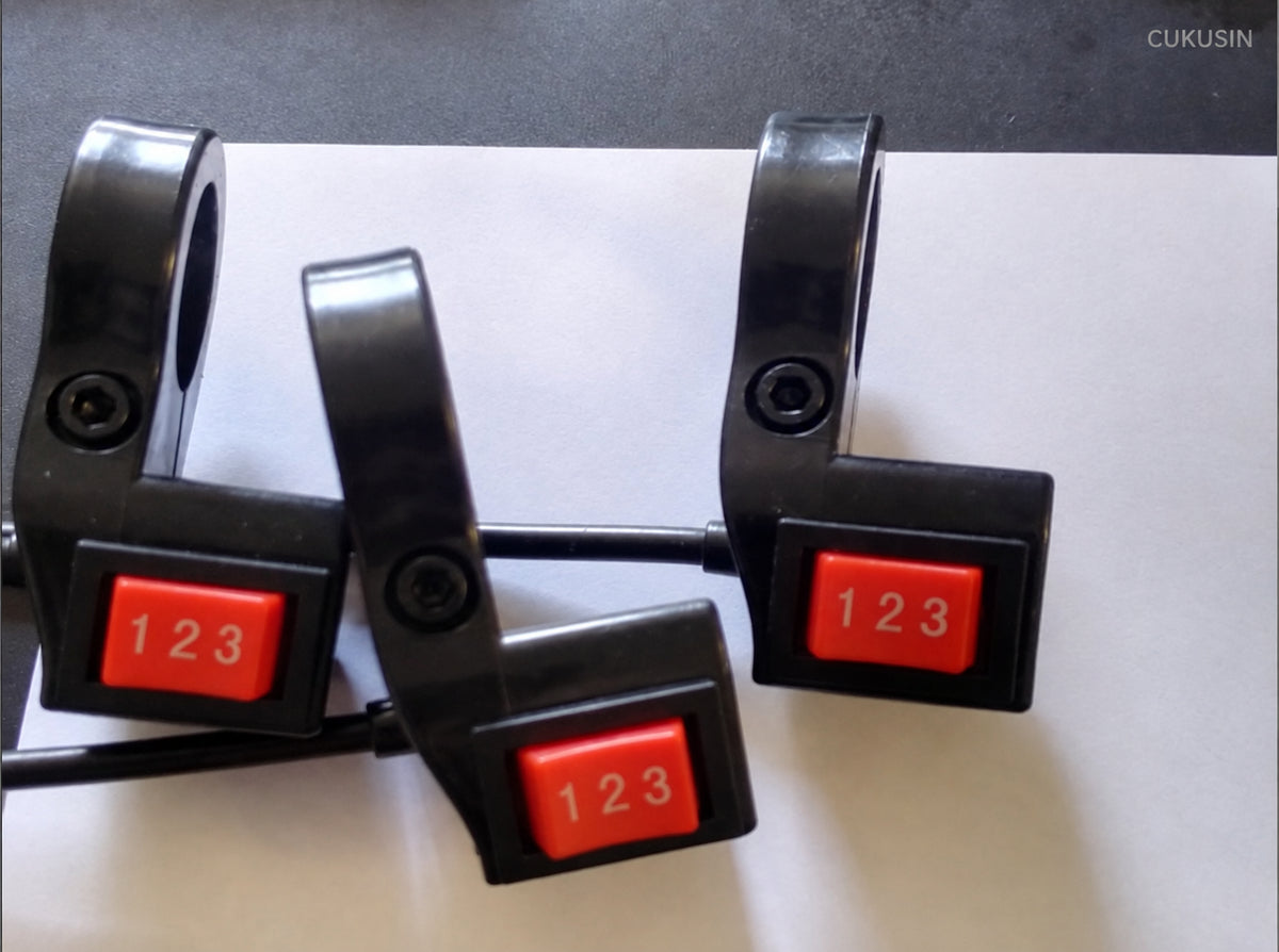 Electric motorcycle 123 gear three-speed switch car switch electric vehicle small surf switch — CUKUSIN logo image
