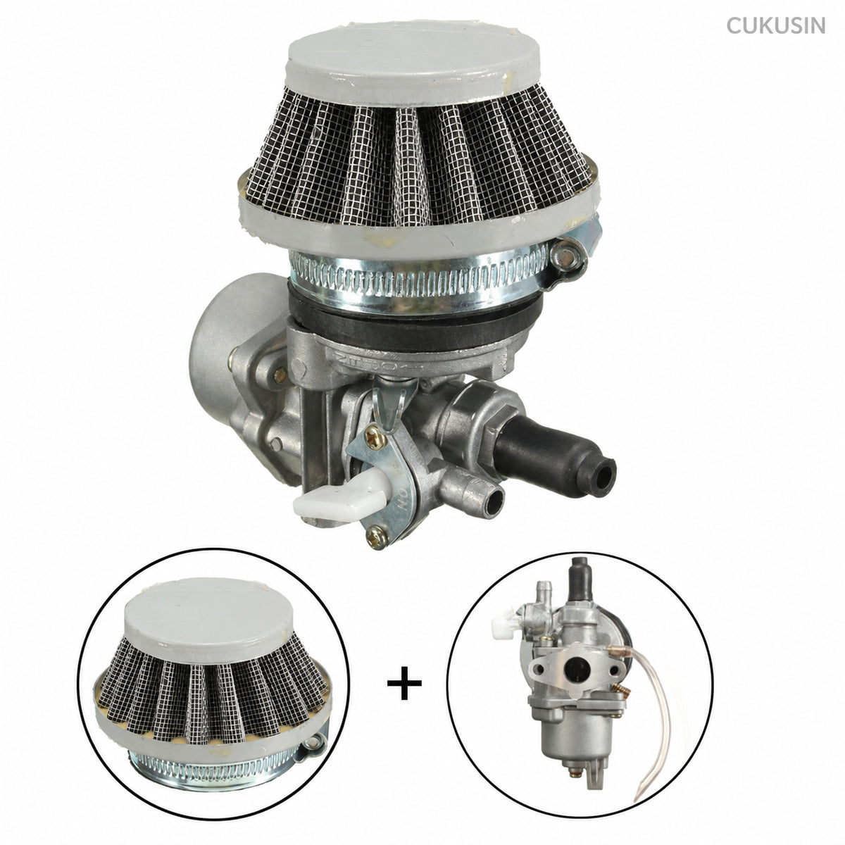 49cc mini scooter/off-road vehicle carburetor & air filter kit - wholesale engine parts — CUKUSIN logo image