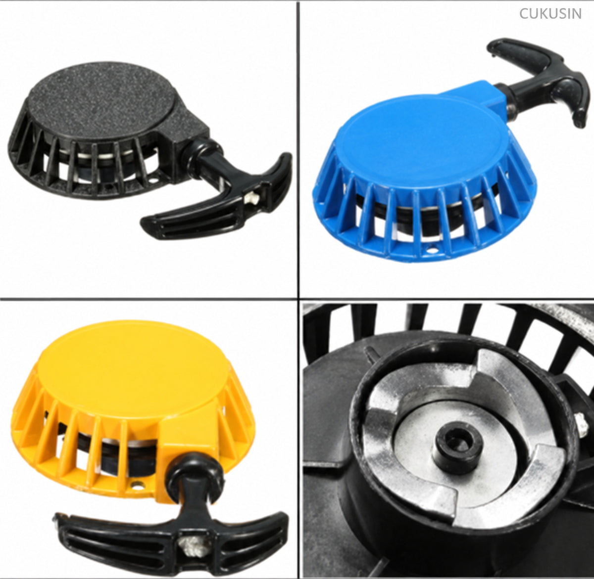 Mini motorcycle 47cc, 49cc aluminum puller starter scooter ignition switch — CUKUSIN logo image