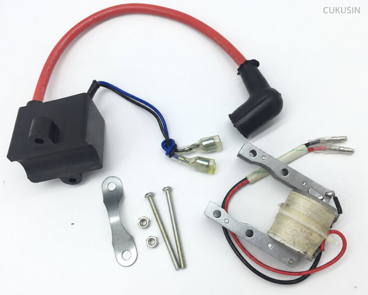 Mini motorcycle 49cc ignition coil cdi igniter 2-stroke engine modification — CUKUSIN logo image