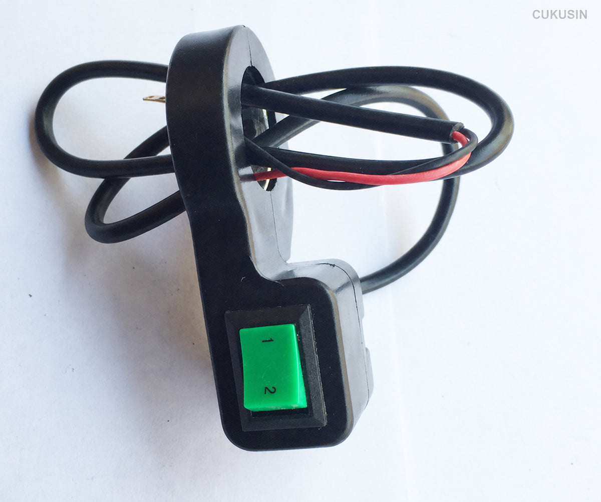 Electric vehicle mini electric motorcycle 0.6kg gear switch dual speed ​​switch electric vehicle accessories 22mm switch — CUKUSIN logo image