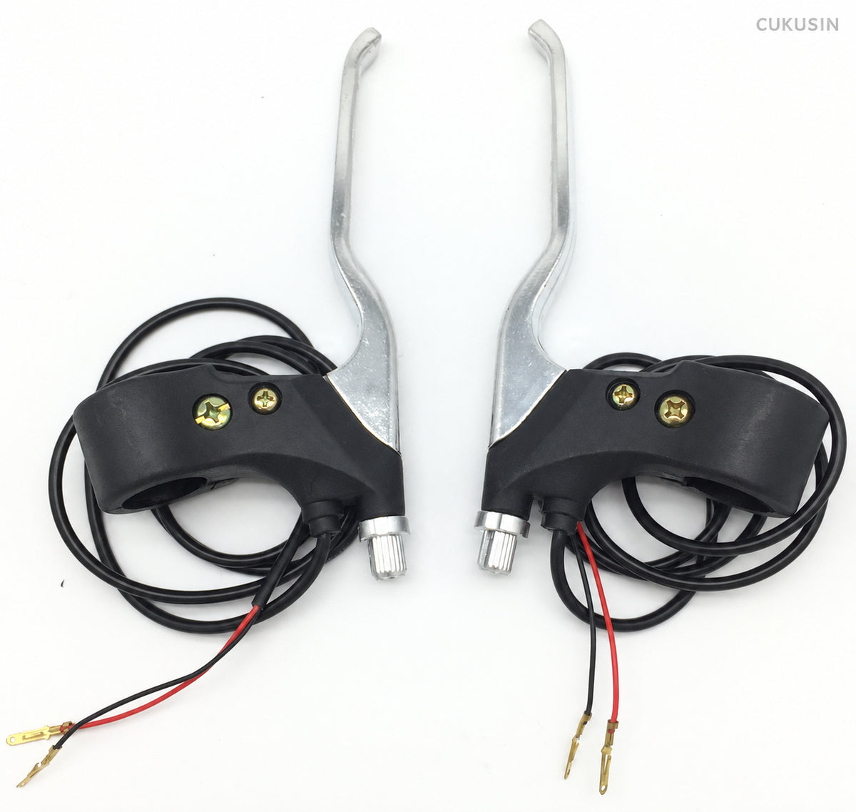 Electric vehicle power cut-off brake lever - dolphin electric motorcycle wired brake lever - wired brake handle — CUKUSIN logo image