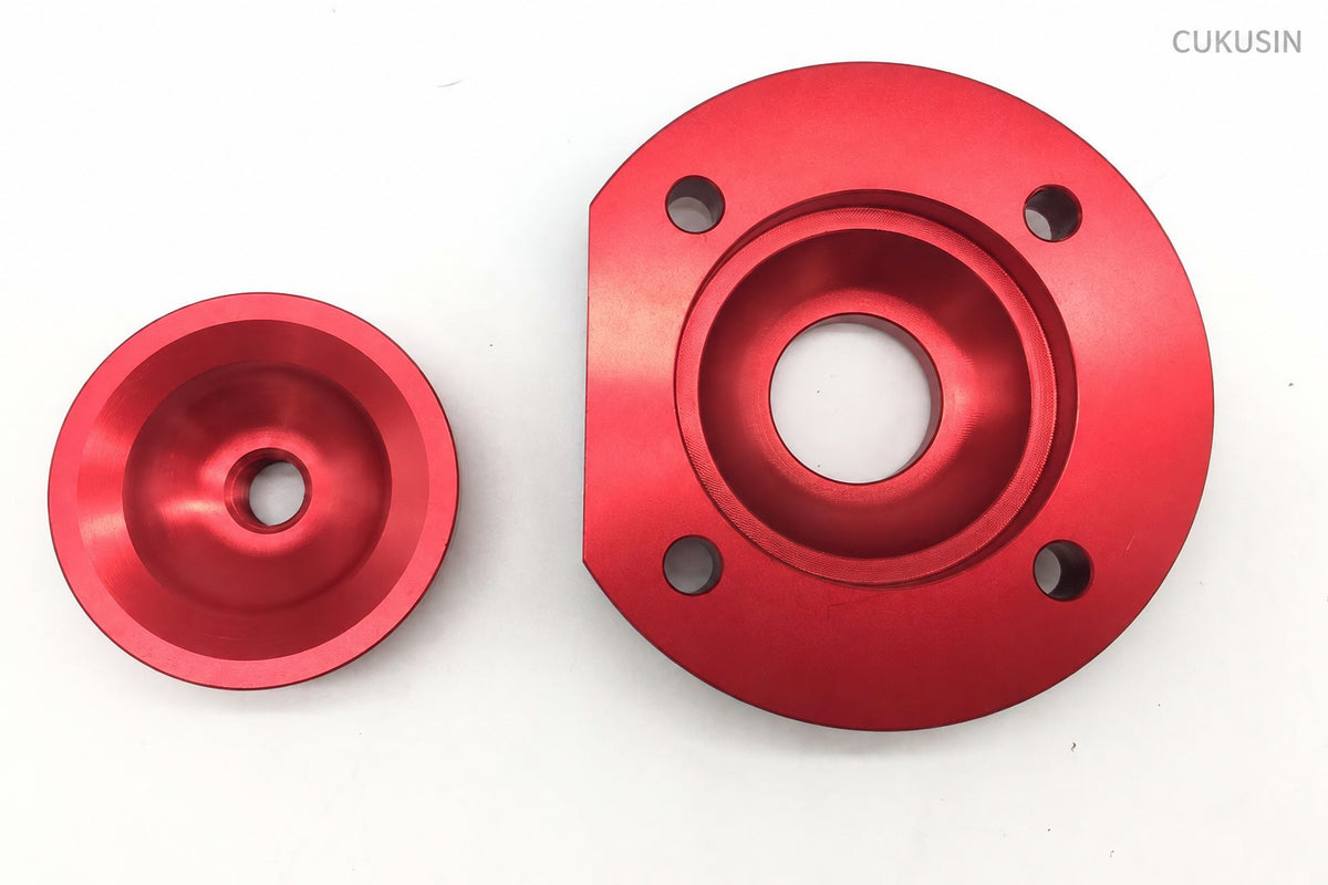 2-stroke engine cylinder head, compatible with 49cc 60cc 80cc mini motorcycle modification, red — CUKUSIN logo image