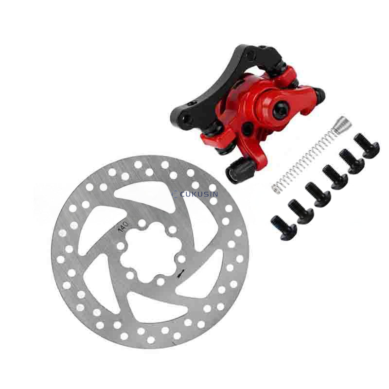 140mm disc brake caliper compatible with mini motorcycles, go-karts, electric vehicles, and scooters - 140mm disc brake rotor — CUKUSIN logo image