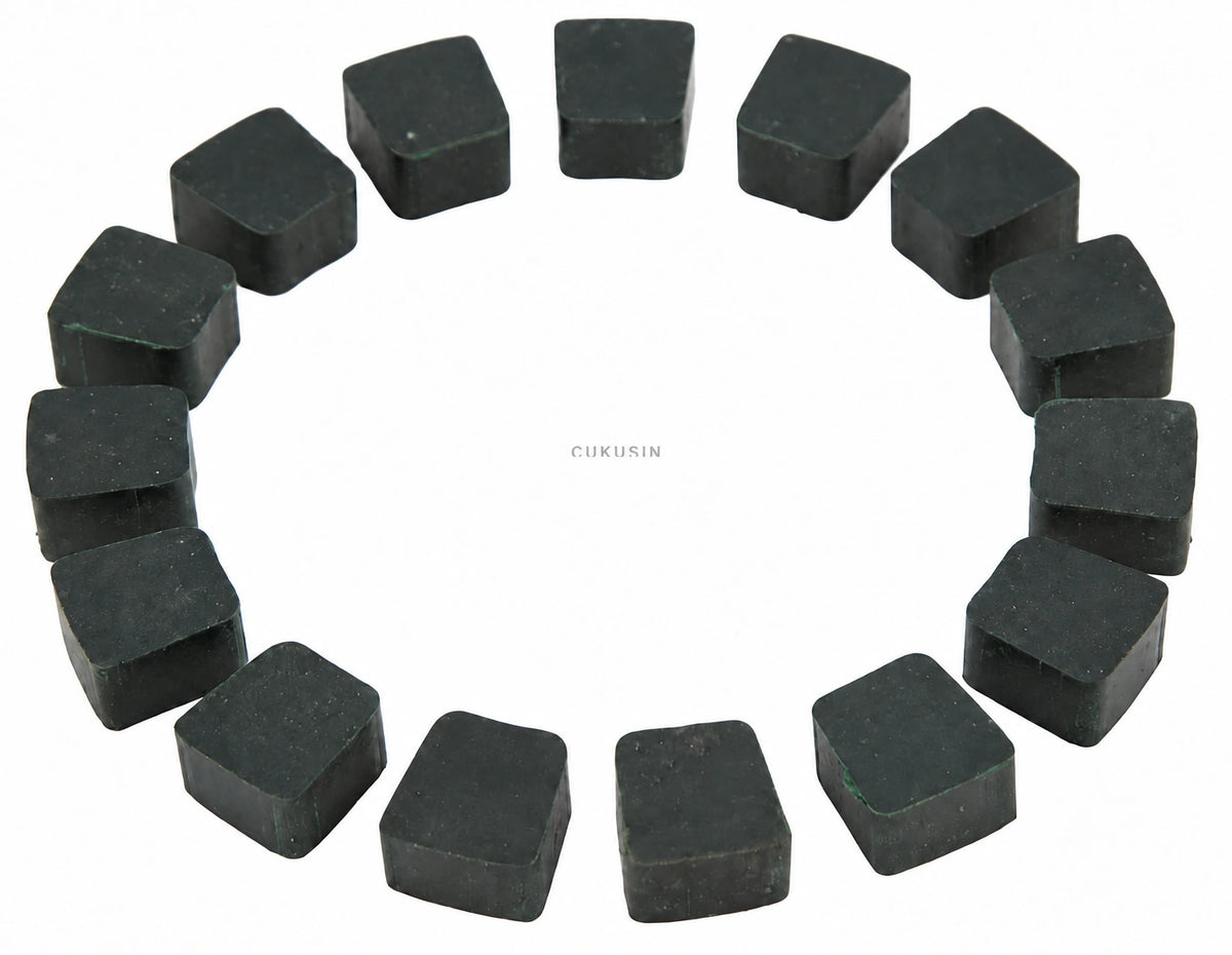 15-piece electric bicycle clutch disc set, engine clutch plates, square green clutch pads — CUKUSIN logo image