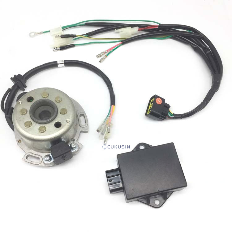 Racing magneto stator rotor kit off-road vehicle lifan lifan 140 150cc cdi wiring harness oil sealing plate — CUKUSIN logo image