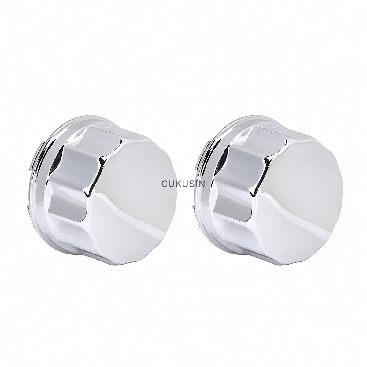 2 hub caps electroplated decorative covers 8inch 10inch 12inch 14inch alloy wheels — CUKUSIN logo image