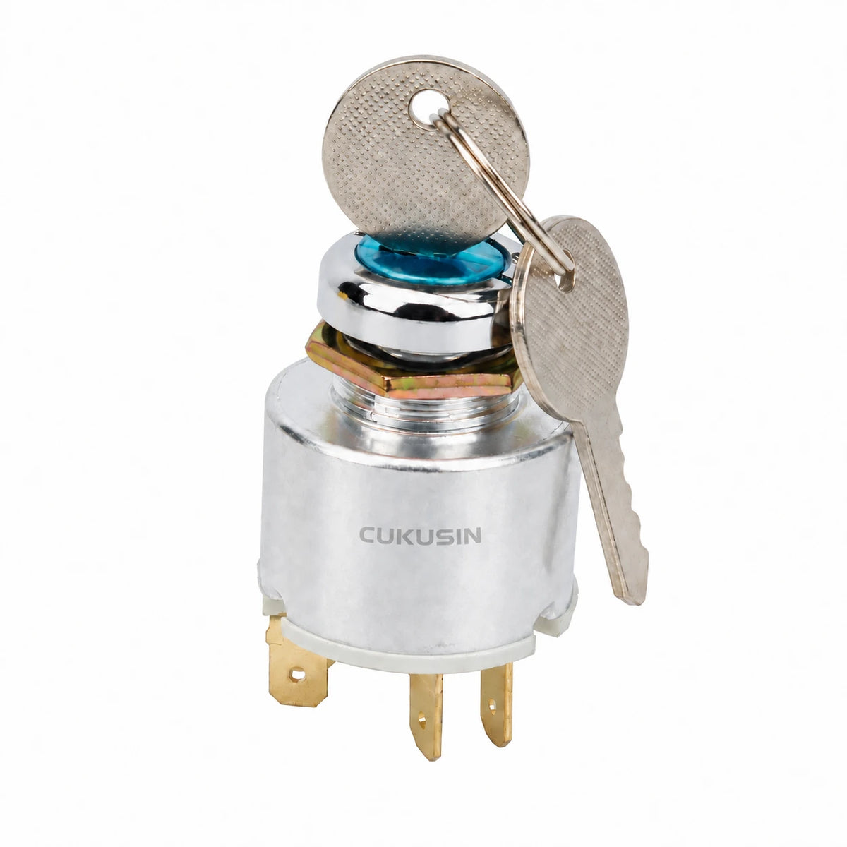 12v ignition switch metal ignition start switch car restoration ignition switch marine tractor — CUKUSIN logo image