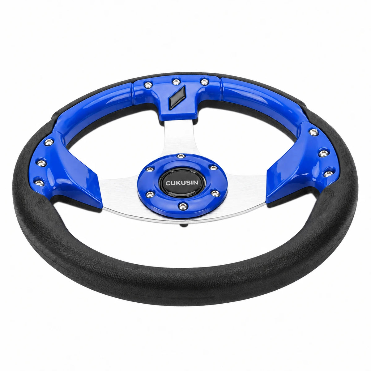 Steering wheel all-terrain off-road vehicle atv kids go-kart four-wheel off-road motorcycle racing steering wheel — CUKUSIN logo image