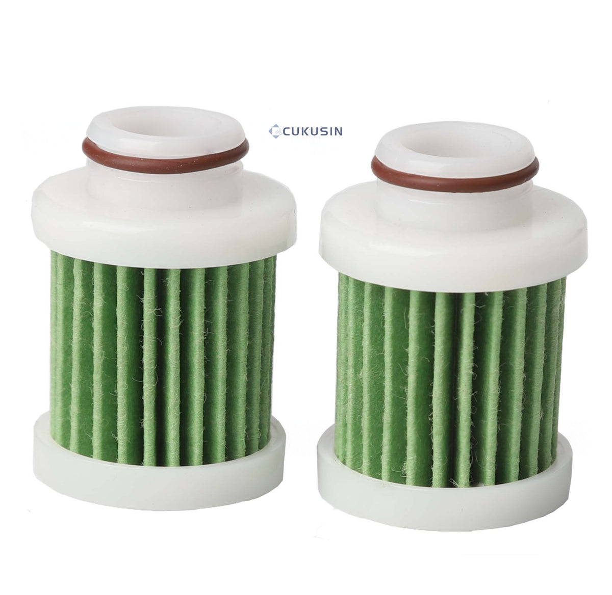 2 fuel filter elements 6d8-ws24a-00-00 for yamaha outboard motors — CUKUSIN logo image