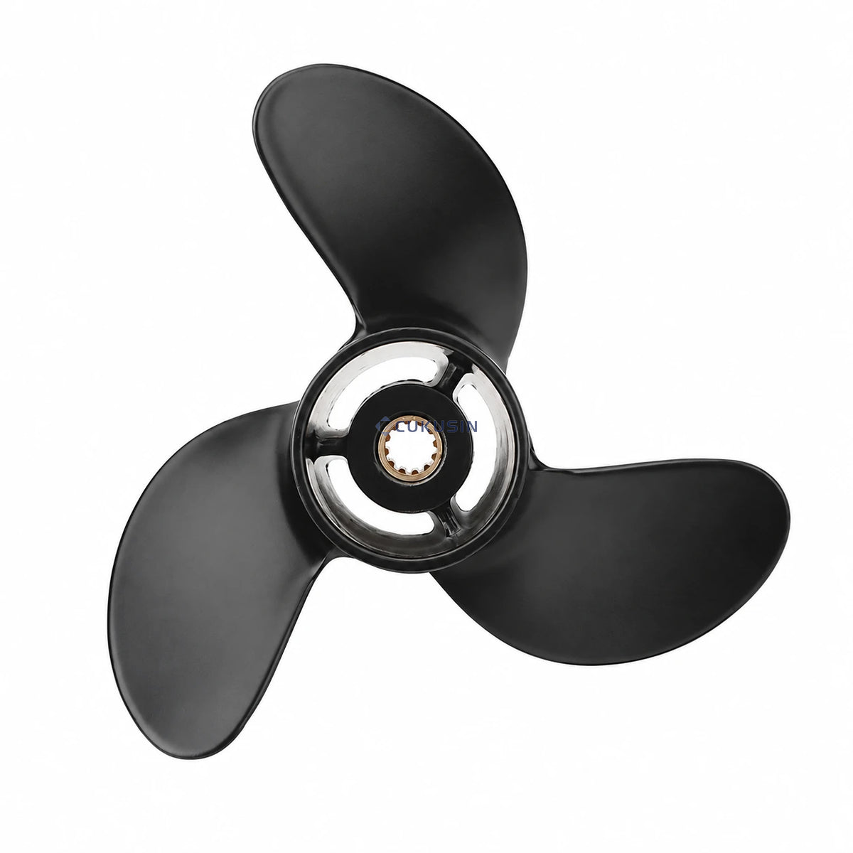 Propeller 7.8x8 suitable for tohatsu nissan mercury outboard 4hp 5hp 6hp black — CUKUSIN logo image