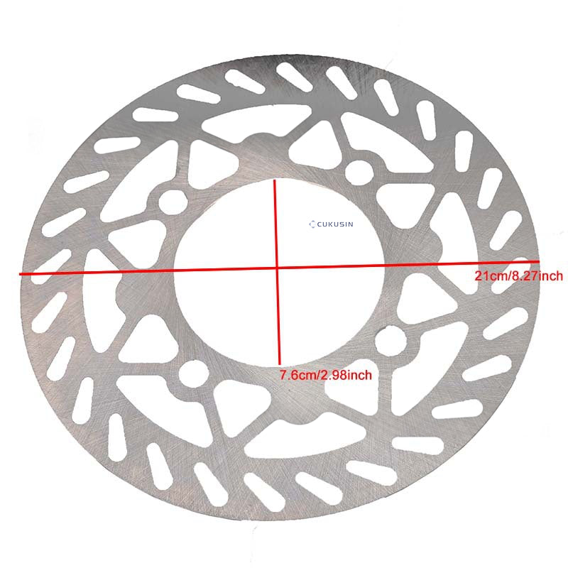 210mm front brake disc rotor 70cc 90cc 110cc 125cc 150cc 160ccatv — CUKUSIN logo image