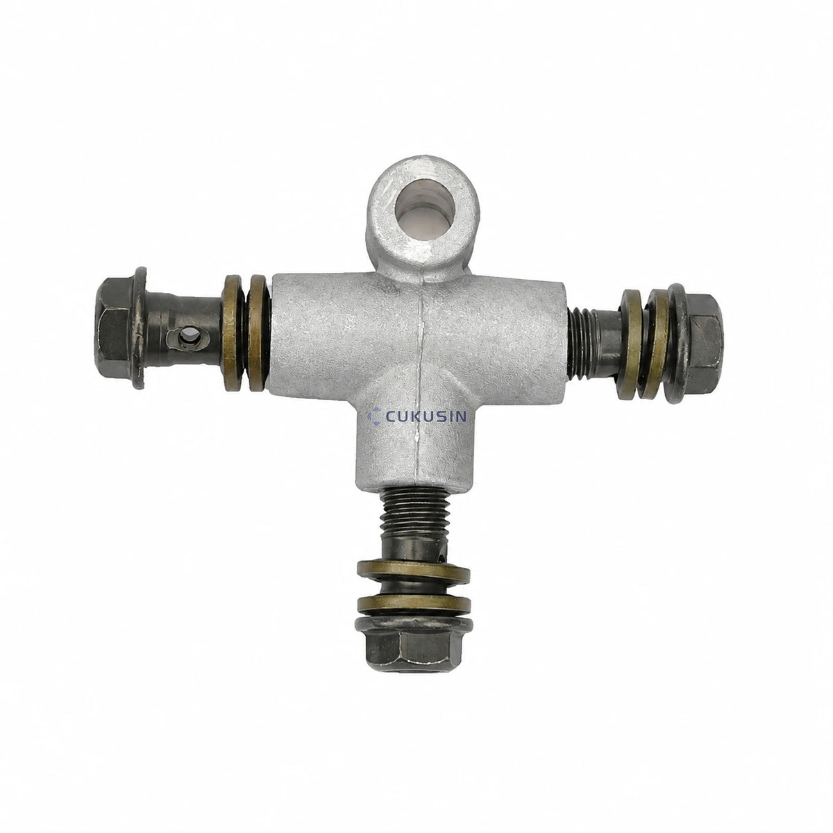 M10 off-road motorcycle atv quad bike kart brake oil hose tee connector brake pump fitting — CUKUSIN logo image