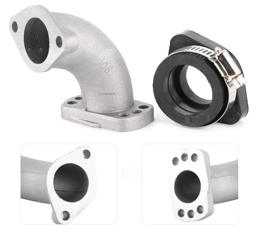 Vm24 carburetor intake manifold for mikuni vm22 vm24 oko koso keihin — CUKUSIN logo image