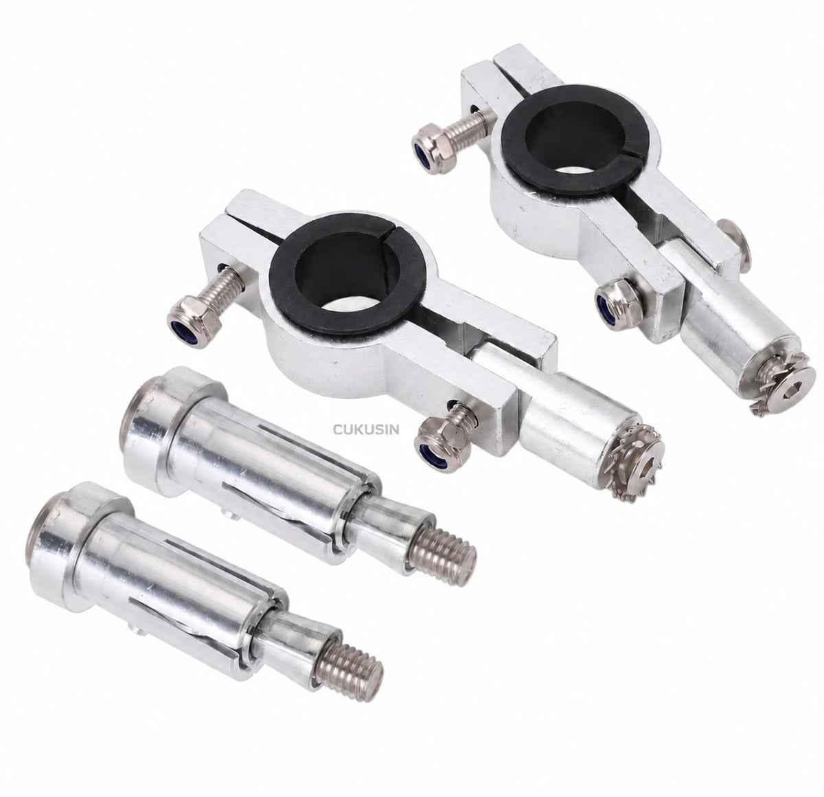 Pair of handlebar handguard mounting brackets universal 22mm diameter handlebar motorcycle dirt bike atv — CUKUSIN logo image