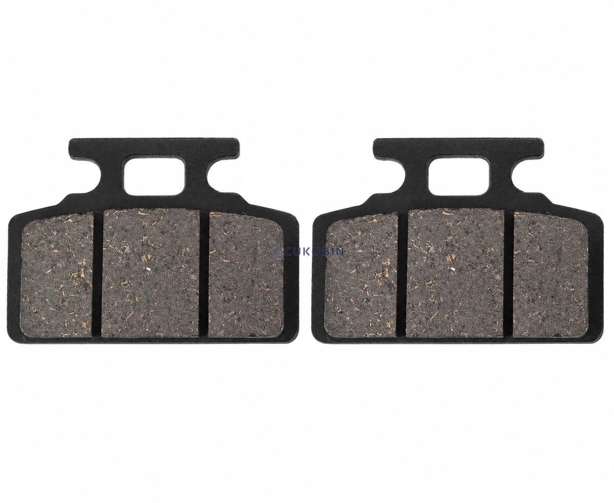 A pair of front brake pads for gy6 50cc 150cc off-road motorcycles — CUKUSIN logo image