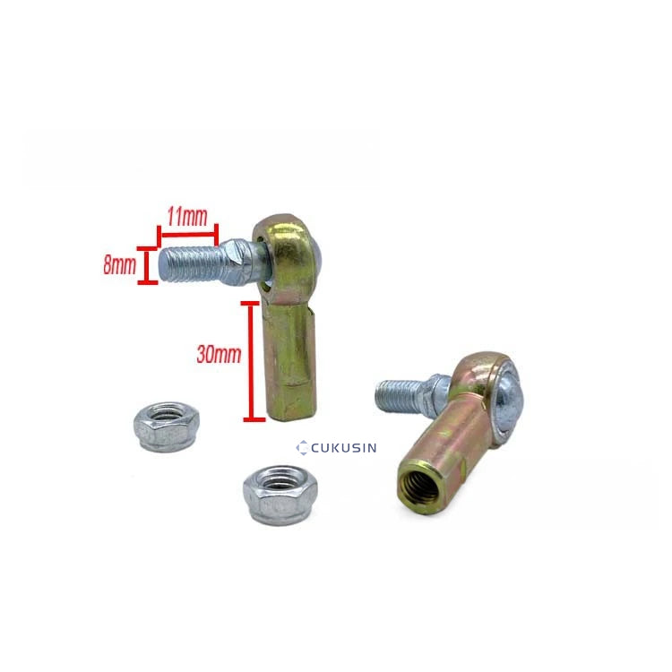 A pair of 8mm50cc 70cc 90cc 110cc 125cc 200cc 250cc atv ball head pull rods — CUKUSIN logo image