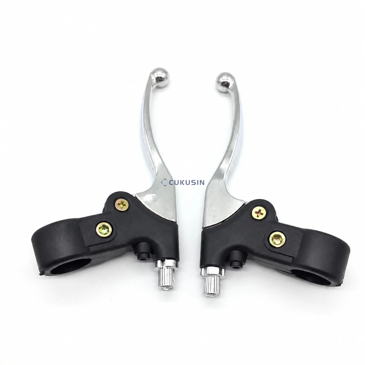 Modified brake lever for 47cc 49cc mini dirt bike, motocross bike, atv, and quad bike — CUKUSIN logo image