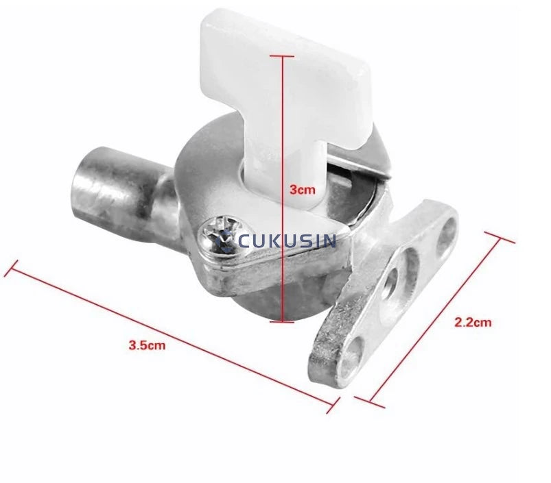 49cc two-stroke mini trot motorcycle lawn mower accessories 40-6 carburetor oil bottle switch valve — CUKUSIN logo image