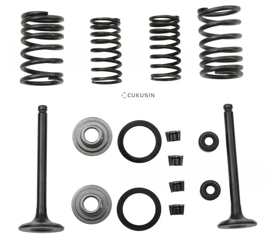 Cylinder valve repair kit 70cc 90cc 110cc valve assembly accessories atv off-road vehicle valve kit — CUKUSIN logo image