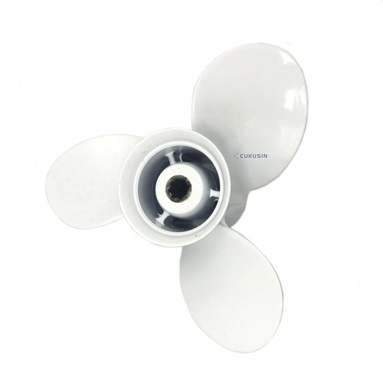 15-20hp y 9 1/4 x 10 aluminum alloy 3 blade outboard motor propeller for yamaha — CUKUSIN logo image