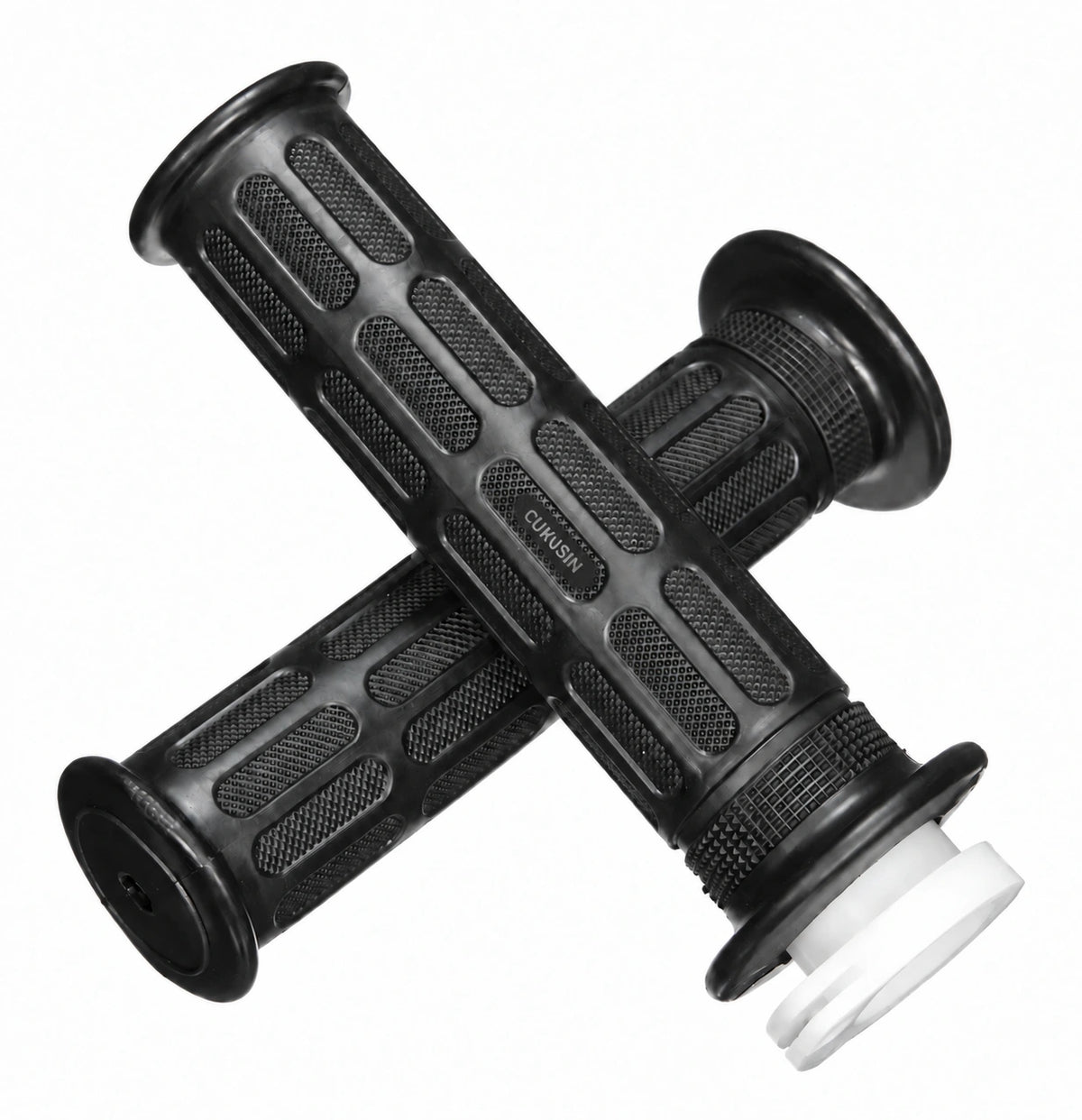 A pair of 7/8" 150cc 250cc off-road motorcycle atv throttle handlebar grips motorcycle handlebars — CUKUSIN logo image