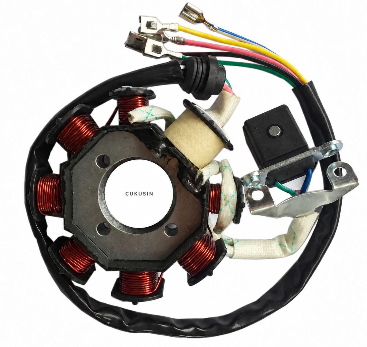 Off-road motorcycle 8-wire ignition coil, 150cc 250cc motorcycle cdi ignition coil, motorcycle parts — CUKUSIN logo image