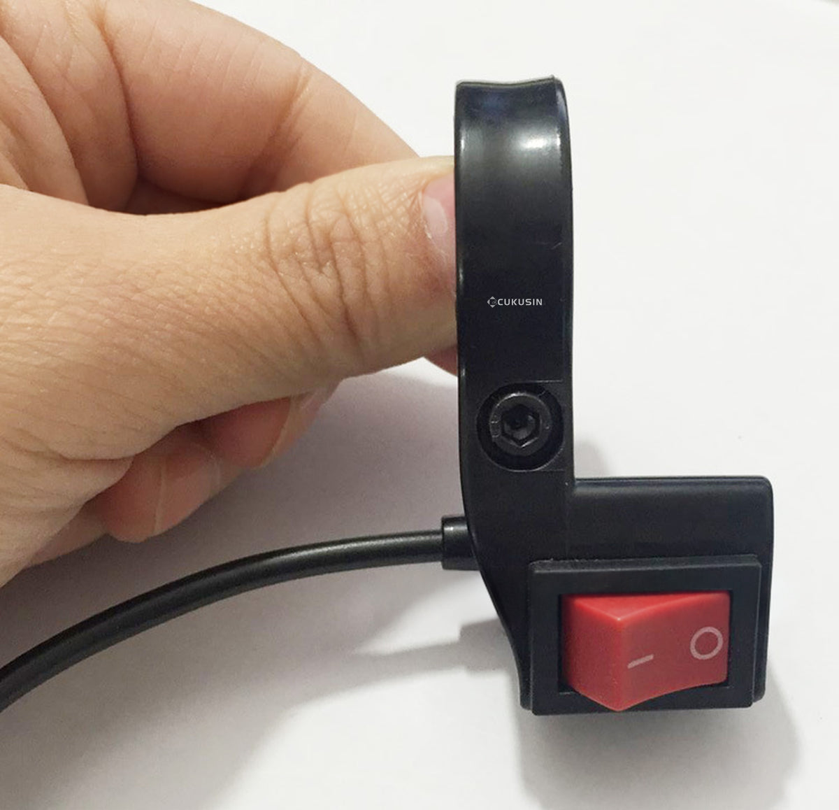 Motorcycle headlight switch, electric vehicle/atv modification headlight switch, modified kill switch — CUKUSIN logo image